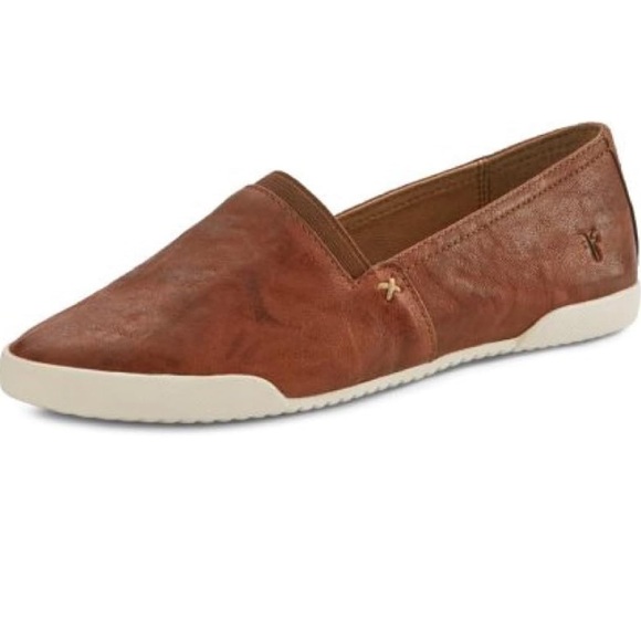 Frye Shoes - NEW! Frye Melanie slip on leather sneaker - cognac